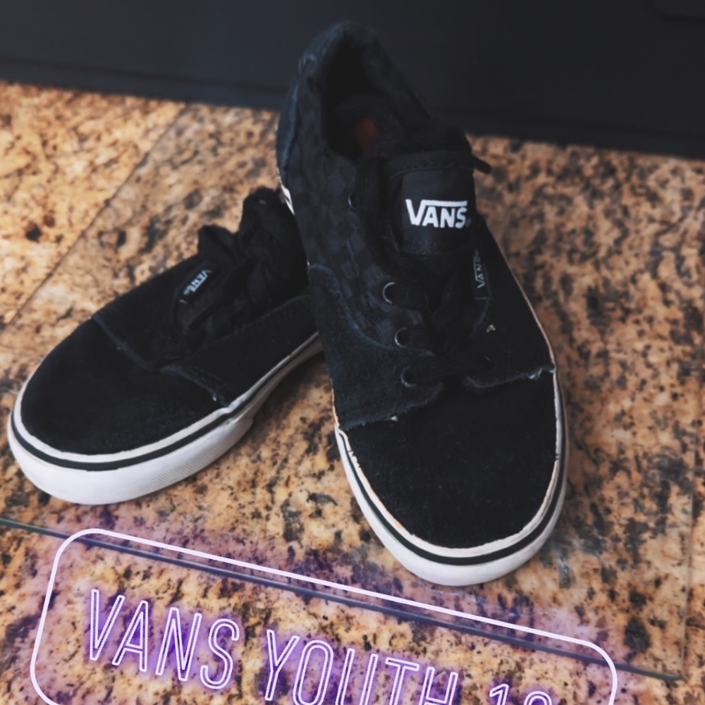 BLACK Vans sneakers